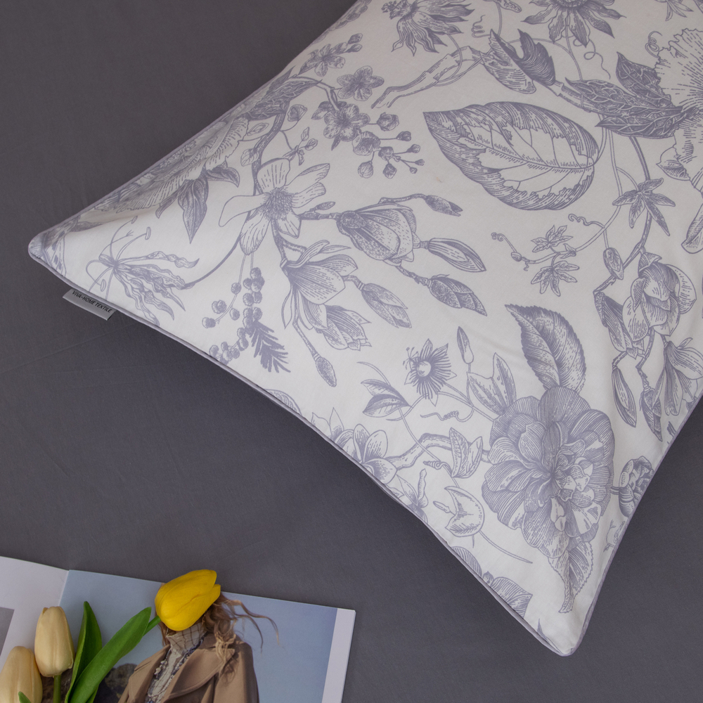 Комплект постельного белья Сатин Элитный на резинке CPLR042