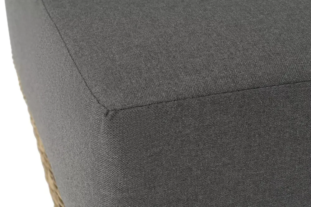 "Капри" модуль диванный угловой с подушками, цвет соломенный