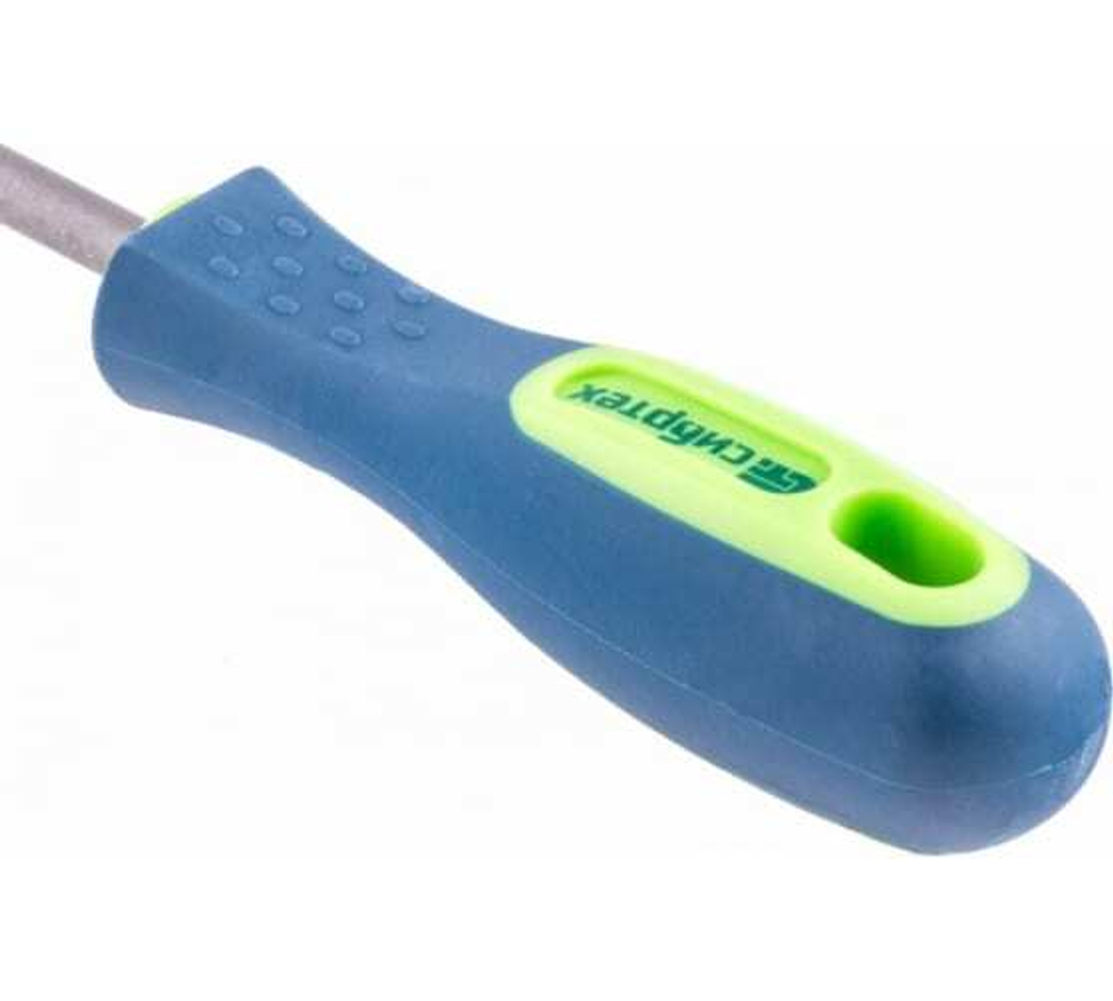 НАПИЛЬНИК 200 ММ КРУГЛЫЙ ДВУХКОМПОНЕНТНАЯ РУКОЯТКА №2 СИБРТЕХ 16127