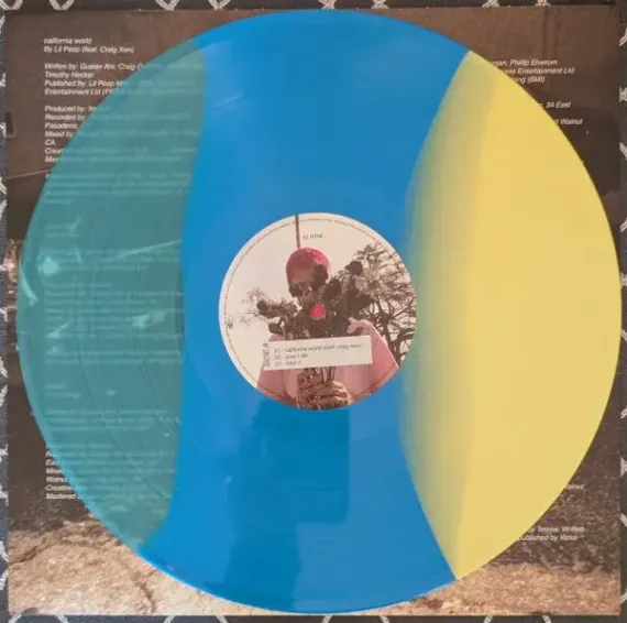 Lil Peep – California Girls - Yellow Green Blue LP