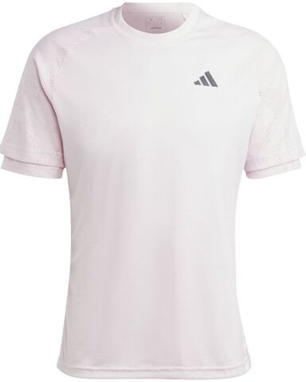 Мужская теннисная футболка Adidas Melbourne Ergo Tennis Heat.Rdy Reglan T-Shirt - clear pink