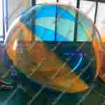 Аттракцион Водный шар ПВХ «Оранжево - синий», 1,5*1,5*1,5 м