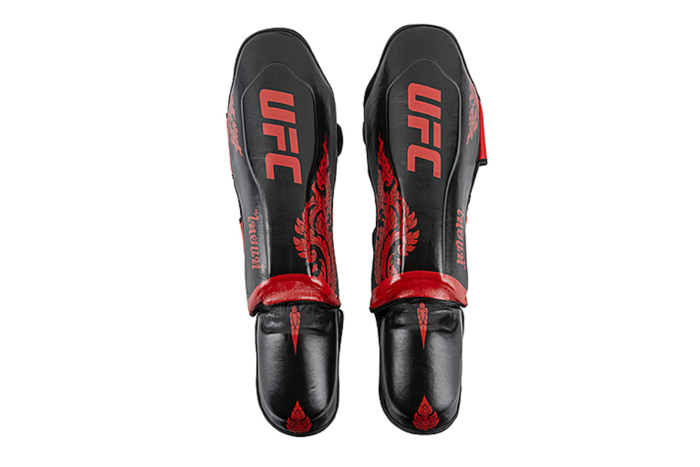 UFC Premium True Thai Защита голени, цвет черный, размер S