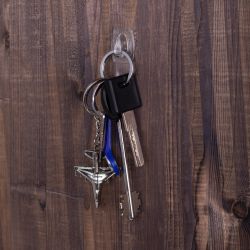 Крючки СИЛА SCH-K20-T6 для ключей с технологией бесследного удаления 6 шт 8 полосок до 400 г прозрачные