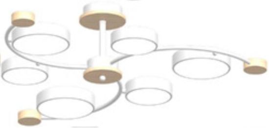 Потолочный cветильник LED4U L3207-840 WH