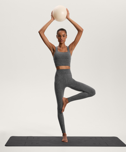 Oysho Бесшовная майка Tank top, темно-серый меланж