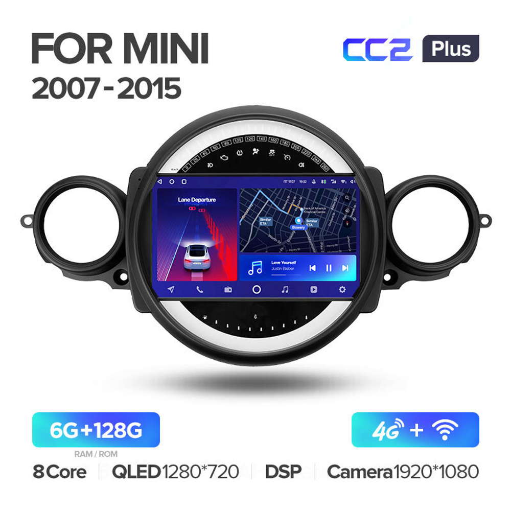 Teyes CC2 Plus 9"для BMW Mini 2007-2015