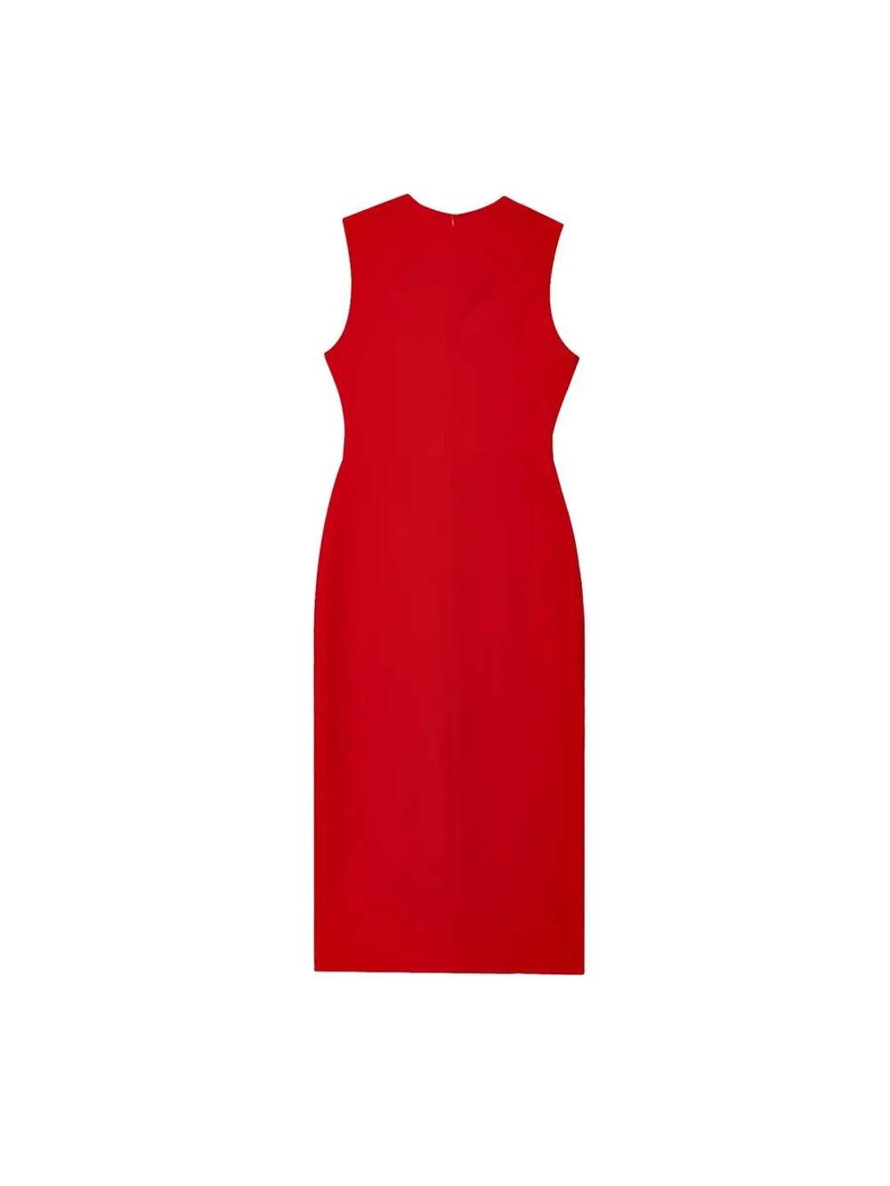 Платье миди с разрезом