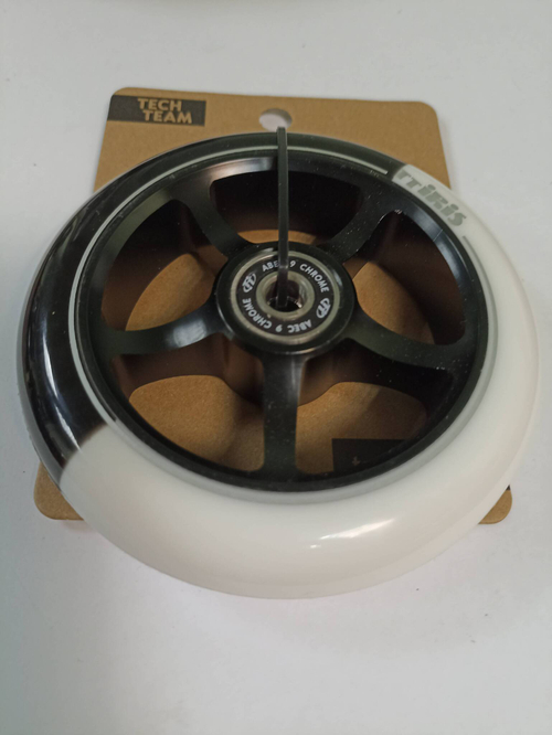 Колесо для самоката X-Treme 110*24 мм,  Iris, black-white