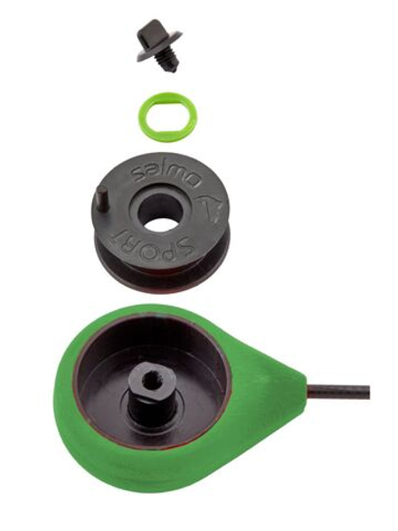 Удочка-балалайка зимняя Salmo SPORT 23см зеленая