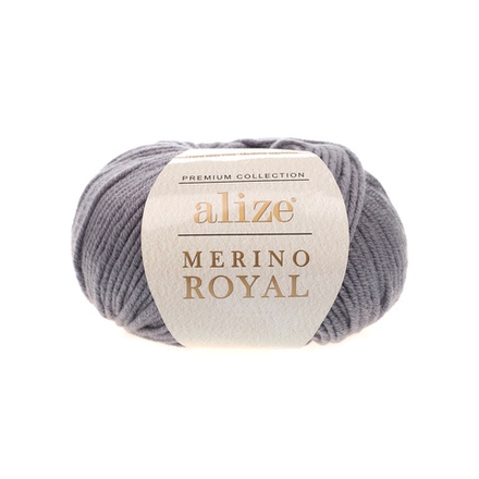 Пряжа "Merino Royal" 87 Тёмно-серый