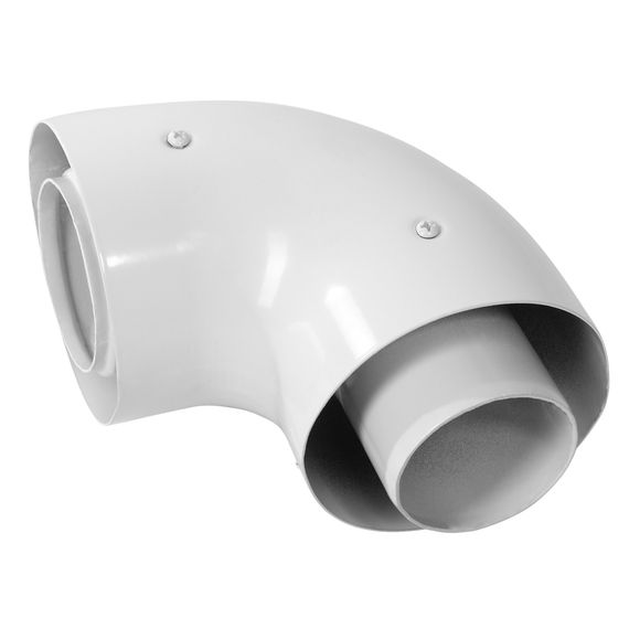 Комплект Royal Thermo: дымоход коаксиальный 60/100 - 1000мм АНТИЛЕД универсальный — (3)