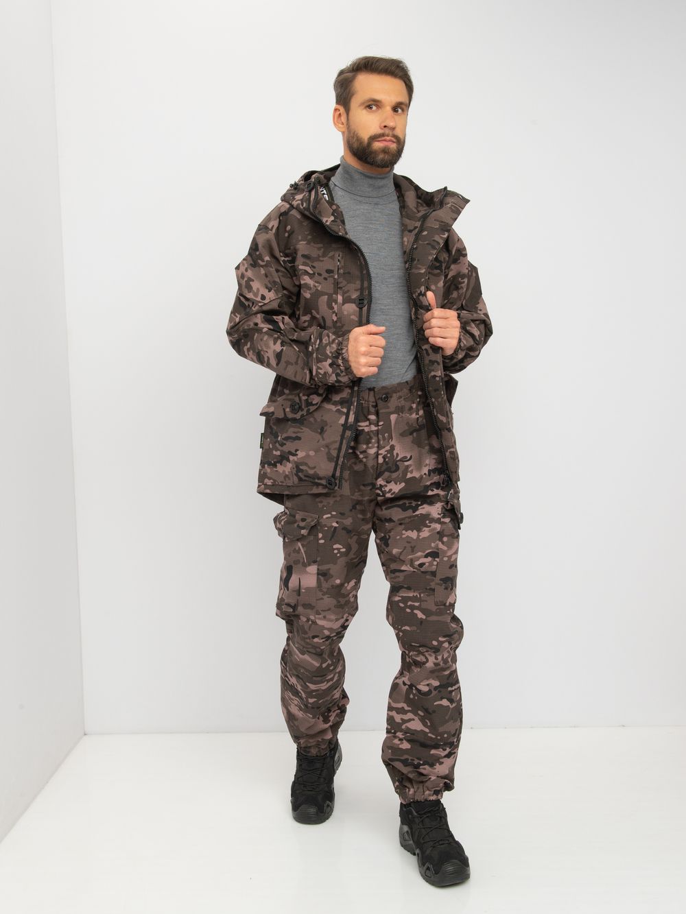 Костюм летний Горка-5 ткань Смесовая Рип-Стоп цвет Мультикам Black