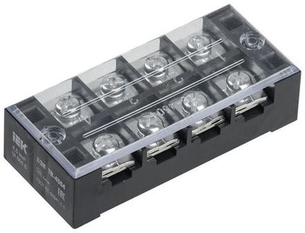Блок зажимов БЗН ТВ-4504 4.5кв.мм 45A 4 пары IEK YZN41-04-004-K02