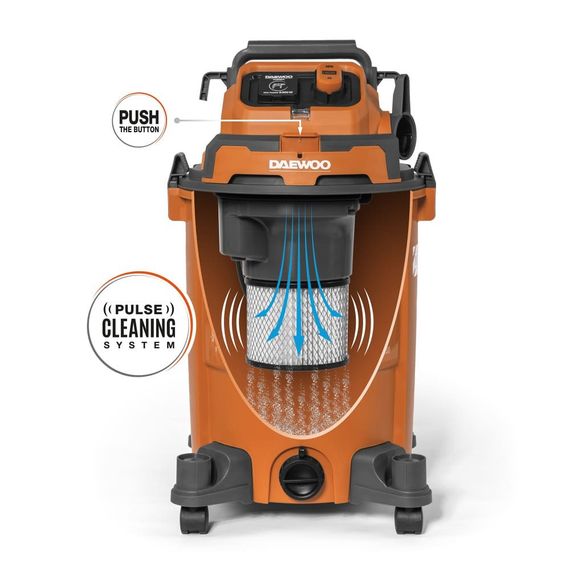 Пылесос строительный Daewoo DAVC 2500SD