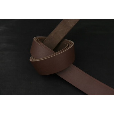 Ременная заготовка Коричневая с лицевой отделкой + Плита Пылевидная