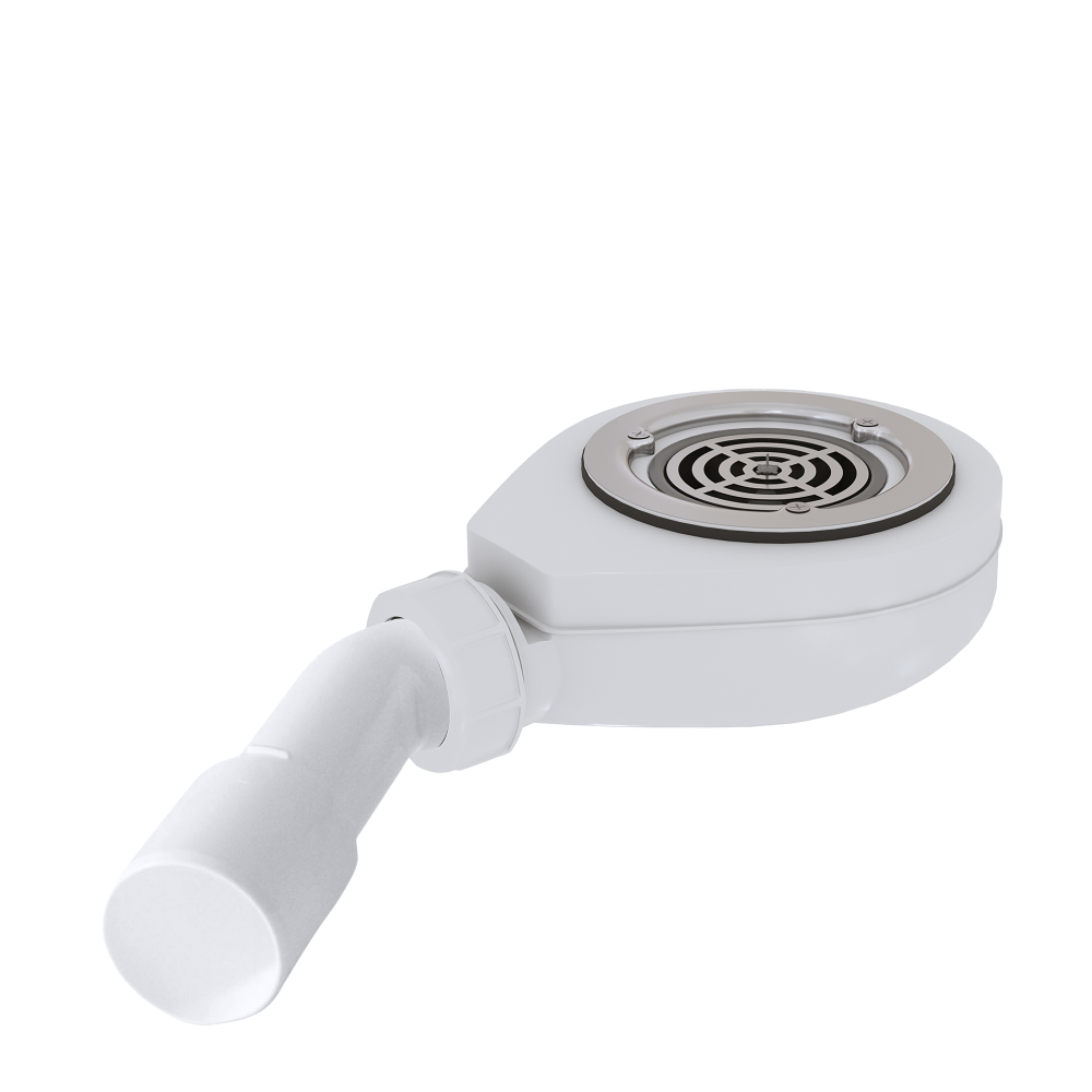 Сифон для душевых поддонов RGW S-016-1 Волна Графит 90 мм