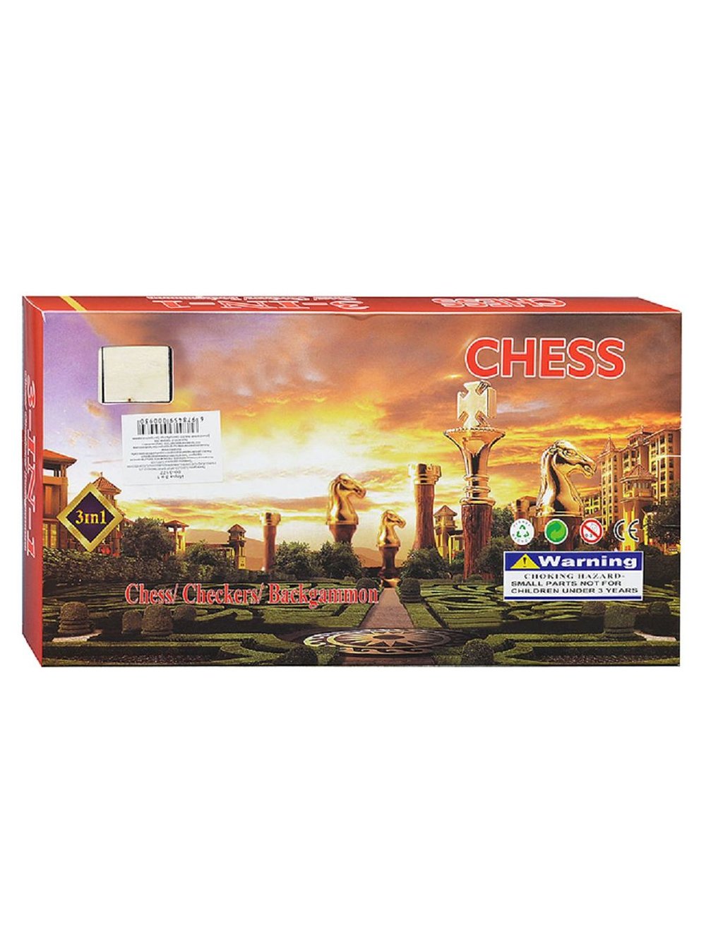 Игра настольная 3в1 Шахматы, шашки,нарды