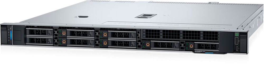 Сервер Dell PowerEdge R360 (43.5 inch HDD Chassis) / Intel Xeon E-2478 - 2.8-5.2GHz/8C/16T/24MB/80W / 132GB DDR5 ECC 5600MT/s / 1960GB SSD SATA 2.5" + 24TB HDD SAS 7.2K (3.5") / PERC H355 / Broadcom 5720 DP onboard / 2*700W Titanium Hot-Plug / Rails / 1Y