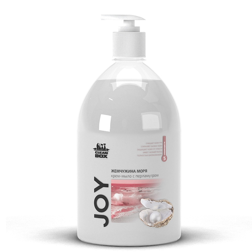 JOY Крем-мыло с перламутром CleanBox Жемчужина моря 1 л