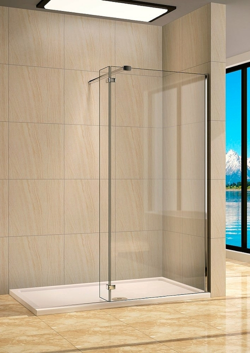 Душевая перегородка WeltWasser WW400 50G+30G 10000006434 профиль Хром стекло прозрачное