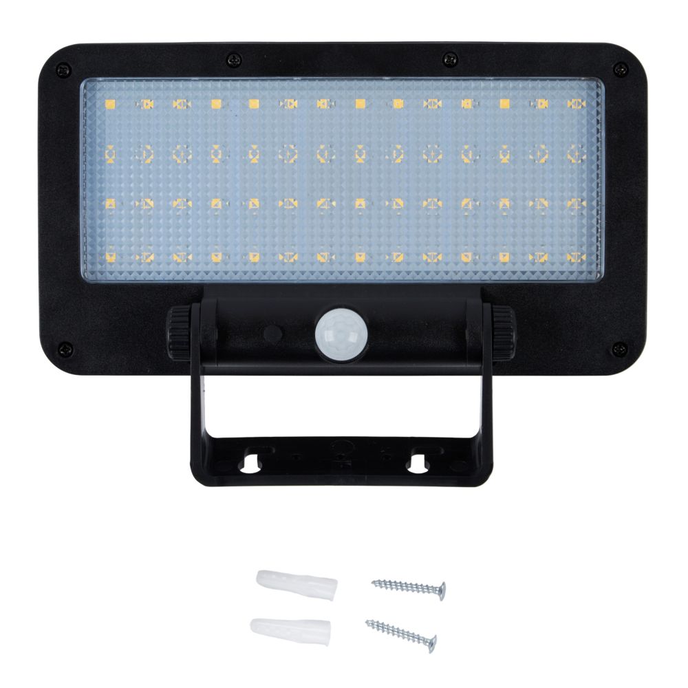 USL-F-562-PT060 SENSOR N1 Садовый светильник на солнечной батарее. с датчиком движения. 6Вт. Белый свет 4000K. Корпус черный. TM Uniel