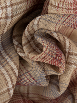 MALO Шарф  - бежевый в клетку