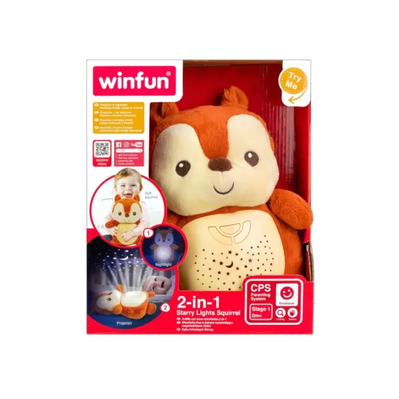 2-in-1 Starry Lights Squirrel