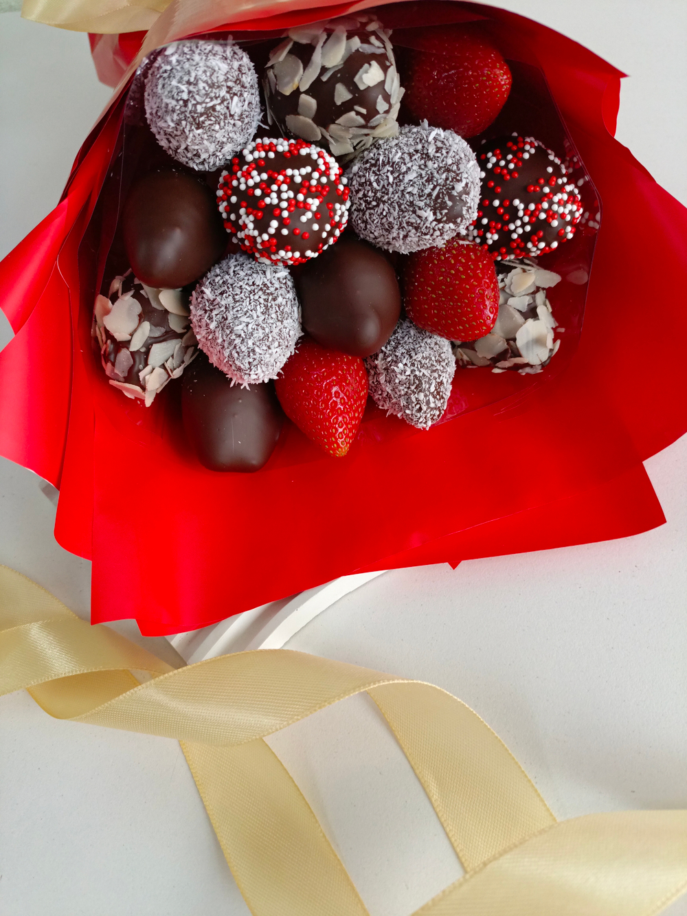 Букет из клубники в шоколаде " Желанный"