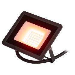 Прожектор светодиодный уличный ЭРА LPR-025-RED-030 30Вт красное свечение 600лм IP65