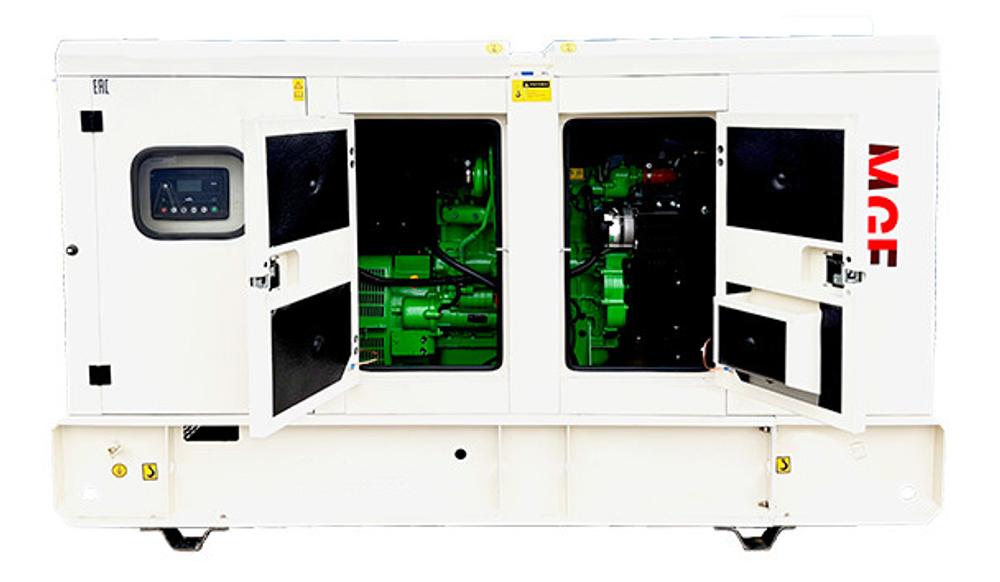 Дизельный генератор MGE p40YI 40 кВт, Yuchai в кожухе