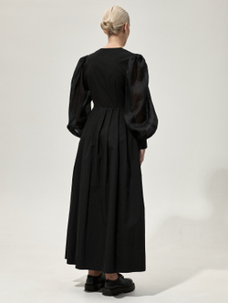 Платье длинное "Заслуженное". Черное