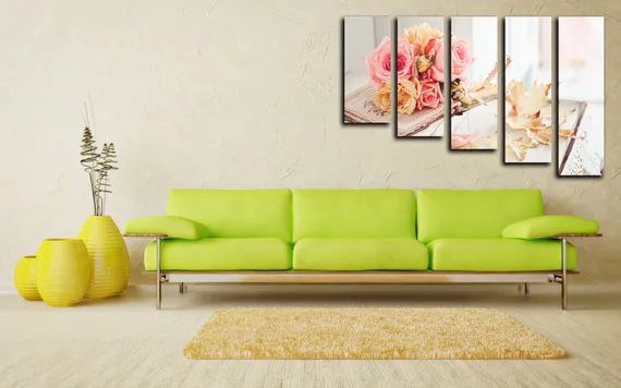 Модульная картина "Чарующие розы"