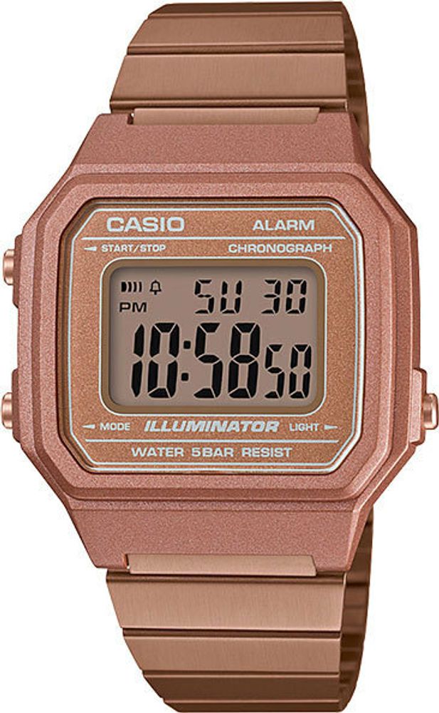 Японские наручные часы Casio Vintage B650WC-5A с хронографом