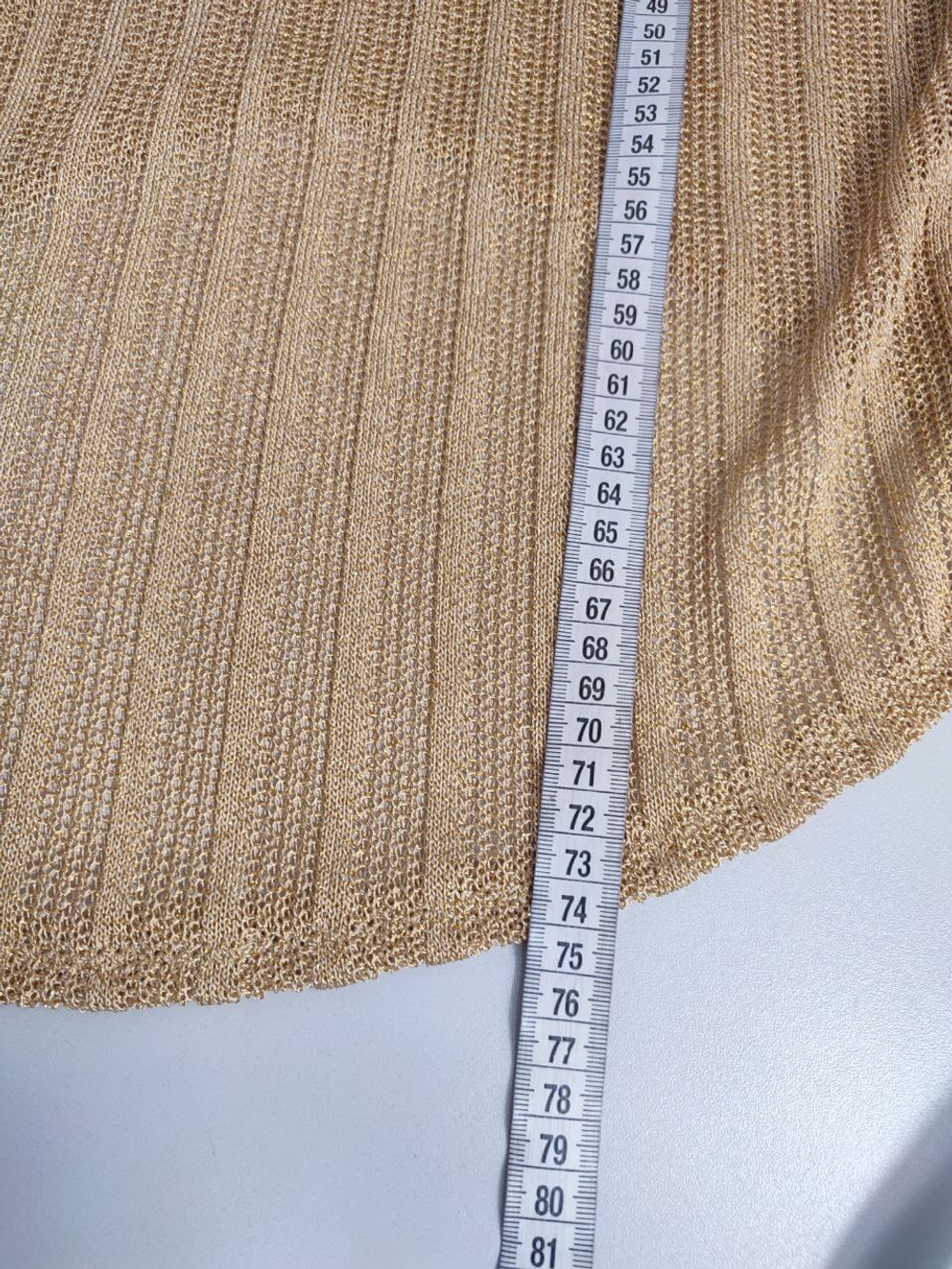 Кофта вязаная песочная 48 размер