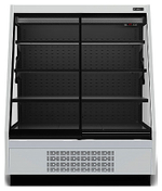 Горка холодильная Carboma F16-08 VV 1,0-1 0030 STANDARD фронт X1 версия 2.0 9006-9005