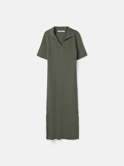 Платье поло вязаное 