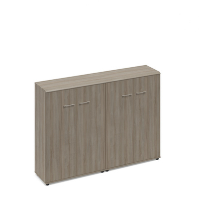 Шкаф средний комбинированный закрытый (топ МДФ) вяз либерти