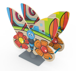 Качели на пружине «Бабочка», паттерн Фэнтази КЧ059.02