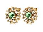 Серьги Dyrberg Kern AUDE SG L.GREEN/GOLDEN 440041