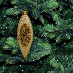 Украшение ёлочное "Шишки", 4 шт., 4х12 см, пластик, золотистые, ЗОЛОТАЯ СКАЗКА, 592001