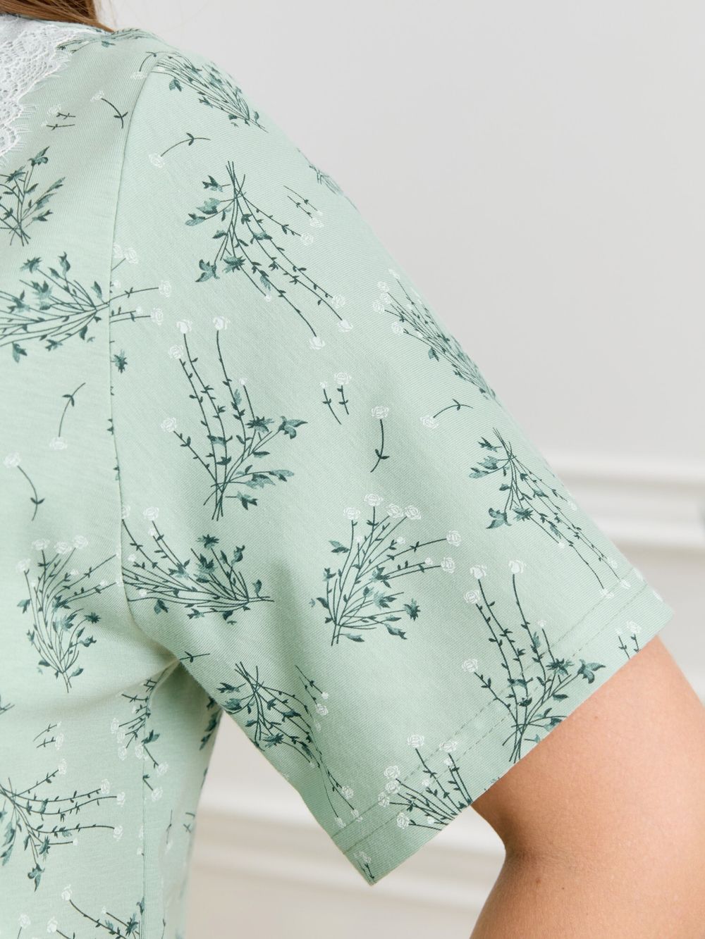 Ночная сорочка Канна-1 Виотекс ЗЕЛЁНЫЙ