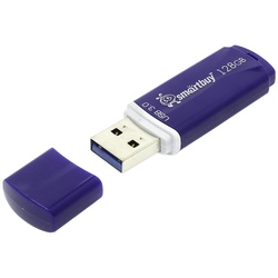 Память "Crown" 128GB, USB 3.0 Flash Drive, синий, Smart Buy
