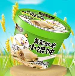 Пельмени быстрого приготовления с креветкой и морскими водорослями (вонтоны)