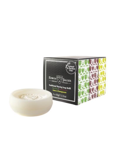 Мыло для бритья Edwin Jagger Aloe Vera/ Sandalwood / Limes & Pomegranate 3 х 65 гр