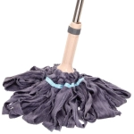 Швабра Селфи отжимная с насадкой из микрофибры Люкс (насадка 300 гр.)