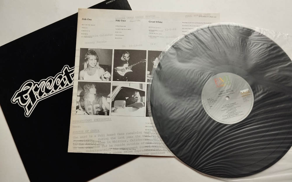Винтажная виниловая пластинка LP Great White (Japan 1984) (No Obi)