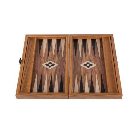 Нарды с боковыми стойками 30x20см Manopoulos Backgammon bxl3kk