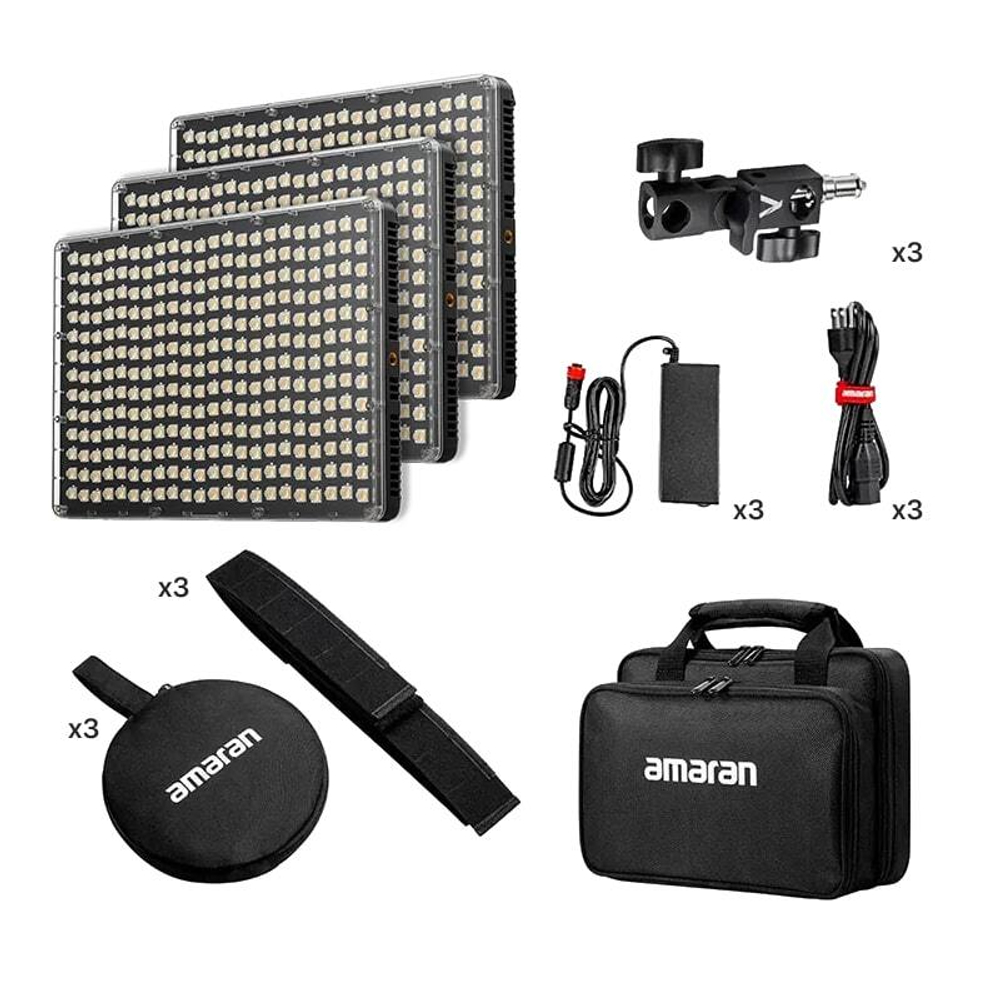 Комплект осветителей Aputure Amaran P60X (3 шт.)