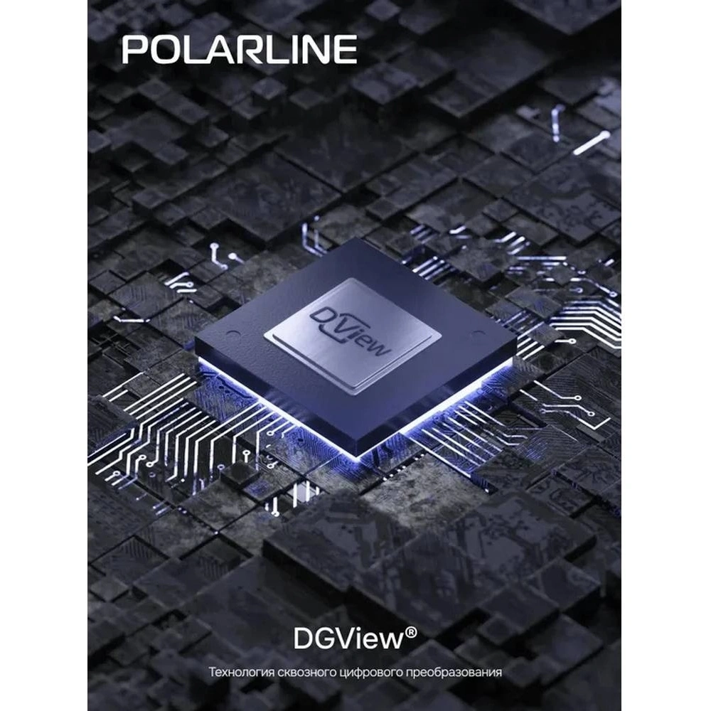 Телевизор PolarLine 50PQ71STC-SM 50" 4K Ultra HD QLED Smart черный/серебристый